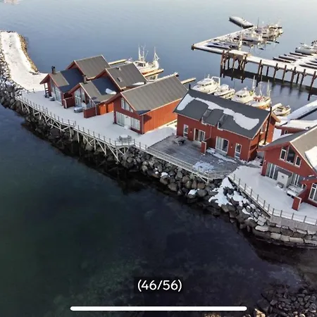 Nappstraumen Seafront Cabin, Lilleeid 68 Gravdal  Exterior photo