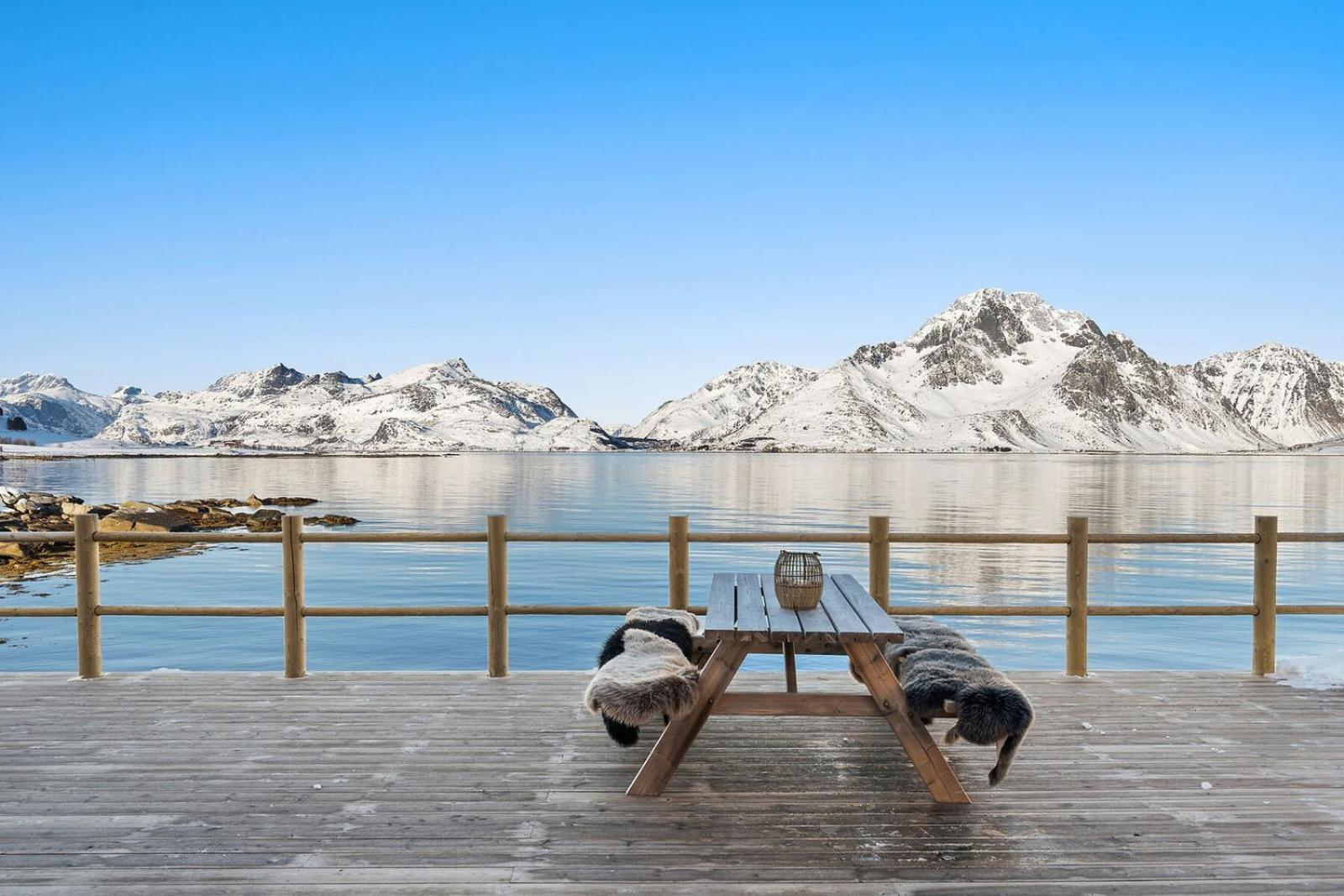 Nappstraumen Seafront Cabin, Lilleeid 68 * Gravdal (Vestvagoy)